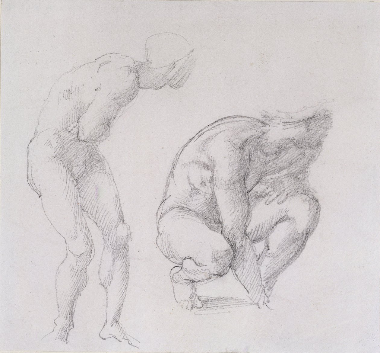 Zielen aan de oever van de Styx, 1873 door Edward Burne Jones