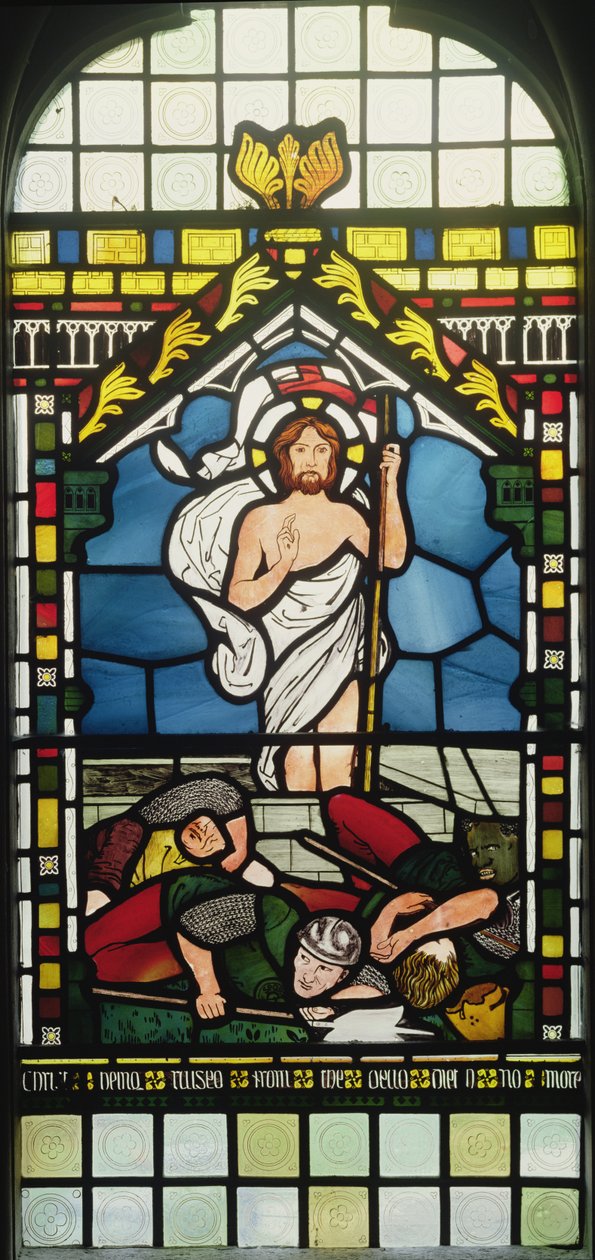 De Opstanding, 1861 door Edward Burne Jones