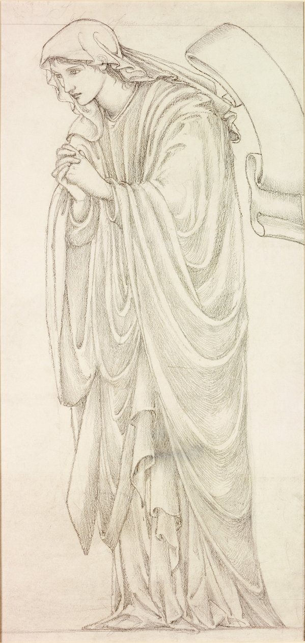 Maria, Zuster van Lazarus - Ontwerp voor Raam van St. Ethelreda