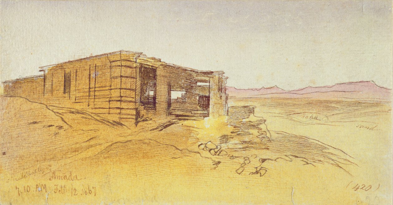 Amada, 7:10 uur, 12 februari 1867, 1867 door Edward Lear