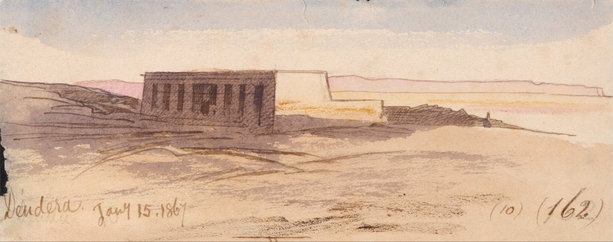 Dendera 162 door Edward Lear