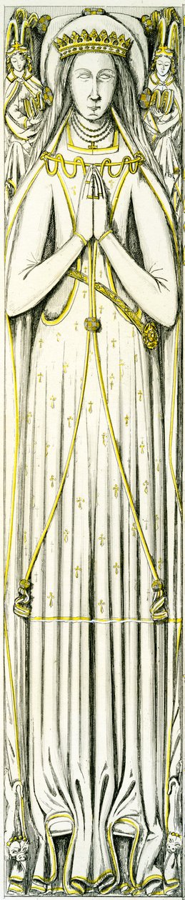 Lady Isabel Neville, albasten beeltenis uit het Smythe Graf, St. Peter