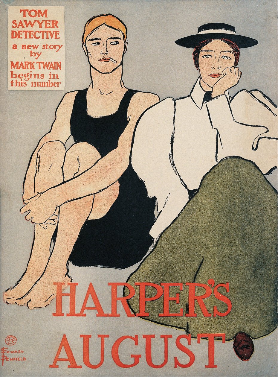 Harpers Augustus. Tom Sawyer Detective door Edward Penfield