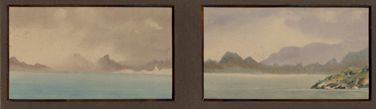 Aquarellen uit het Noorwegen Notitieboek door Edward Adrian Wilson