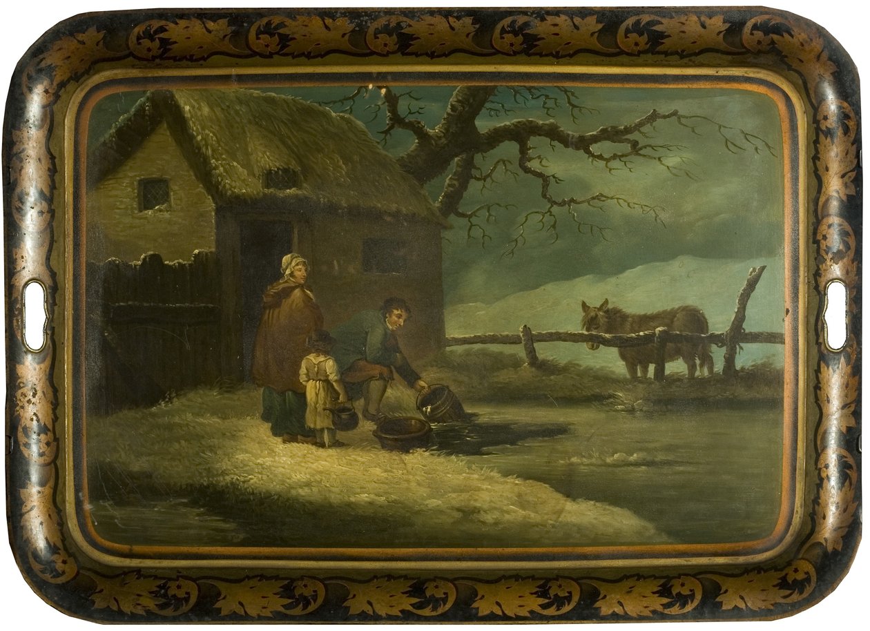 Het ijs breken, c.1800 door Edward Bird