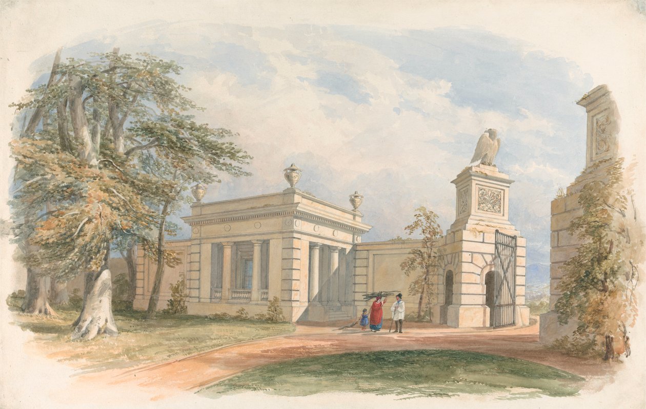 Ontwerp voor een parkpoort door Edward Blore