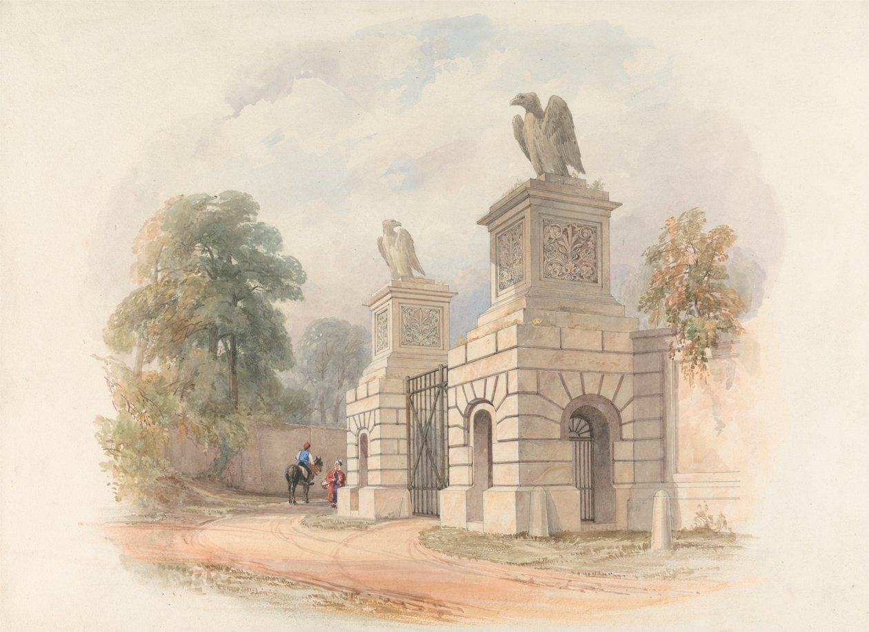 Ontwerp voor een parkpoort door Edward Blore
