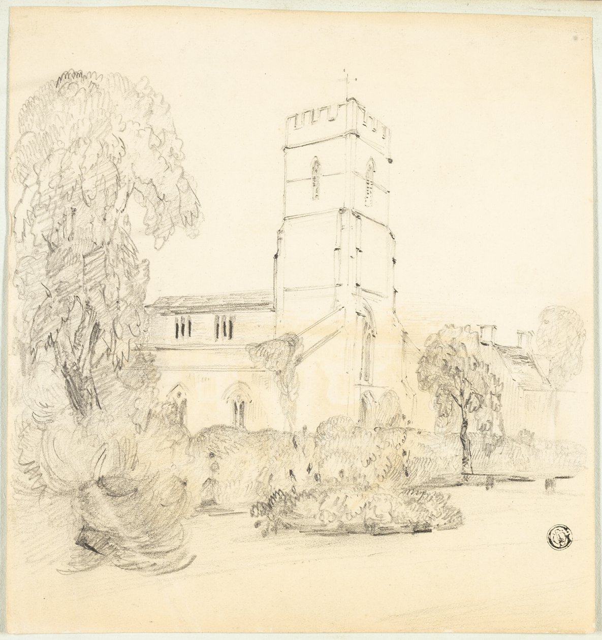 Engelse plattelandskerk door Edward Blore