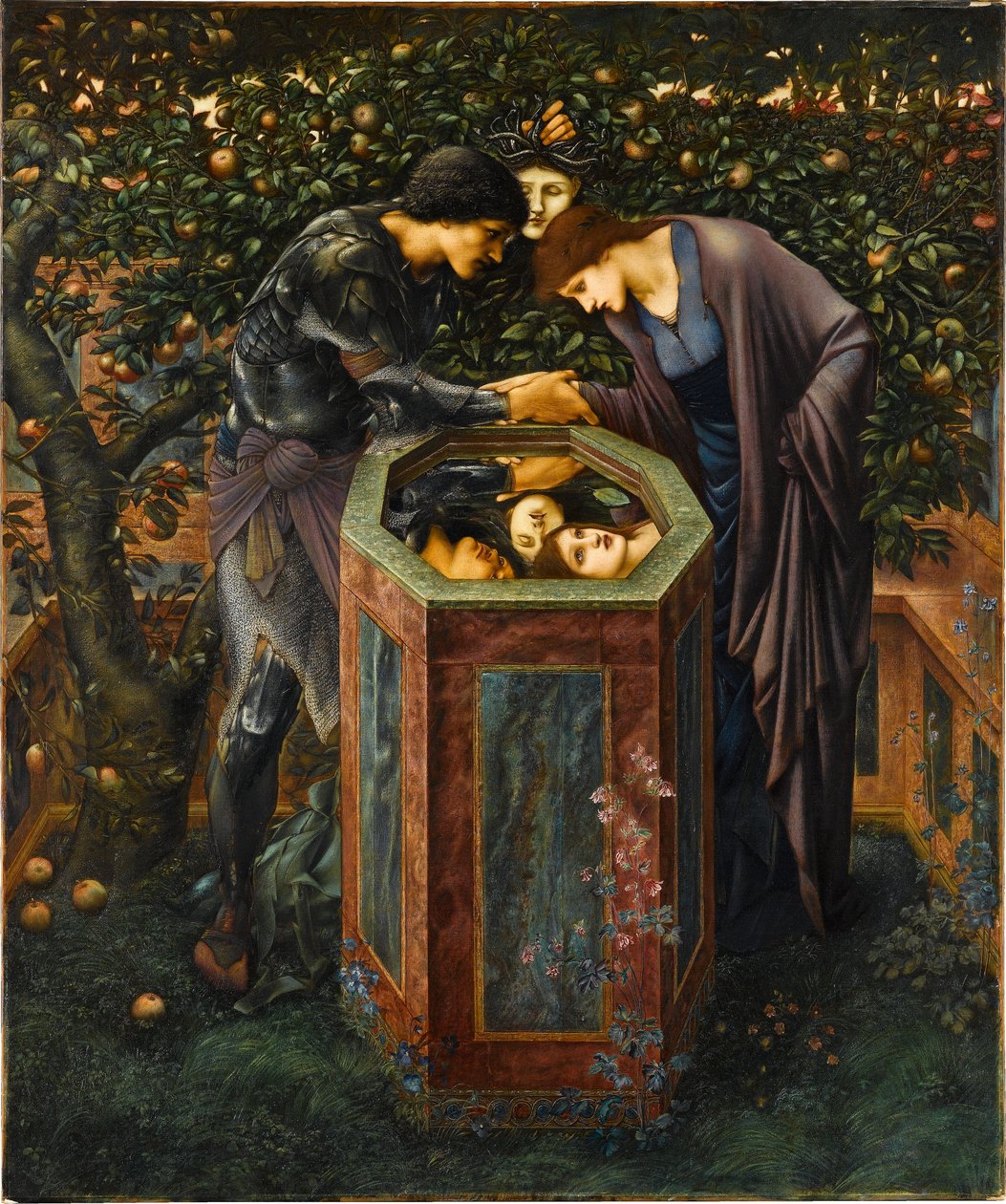 Het hoofd van de verschrikking door Edward Burne-Jones