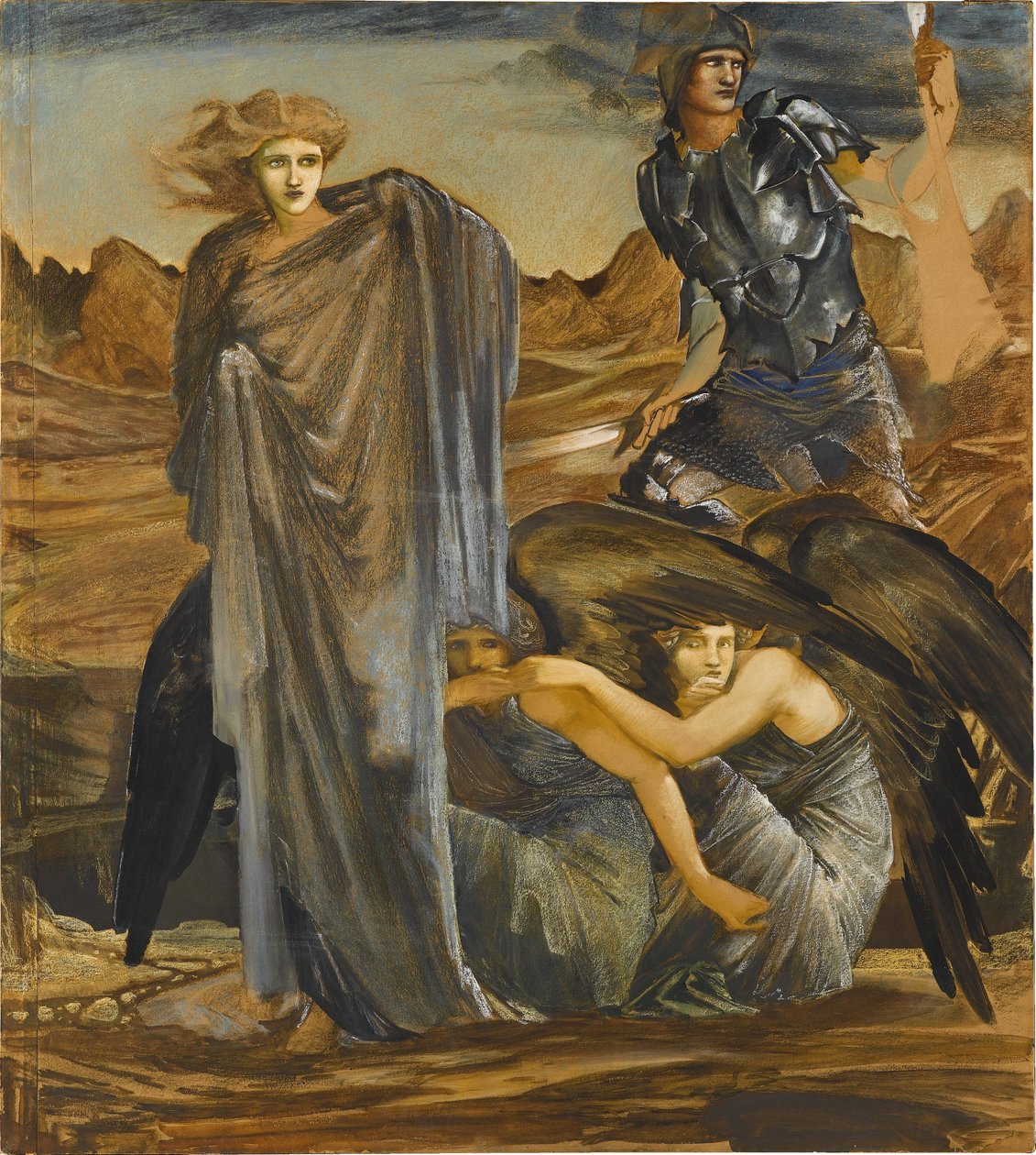 De ontdekking van de Medusa door Edward Burne-Jones