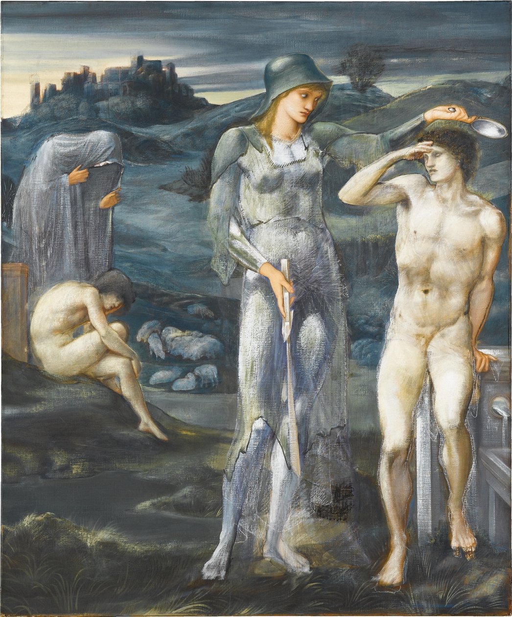 De roeping van Perseus door Edward Burne-Jones