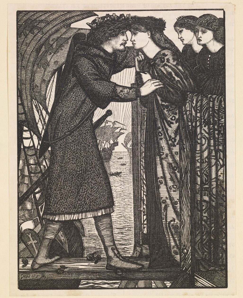 Koning Sigurd de Kruisvaarder - Een Noorse Saga door Edward Burne Jones