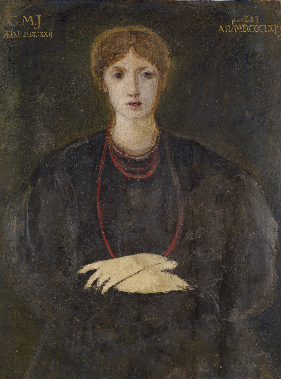 Portret van Georgiana Burne-Jones (1840-1920) door Edward Burne-Jones