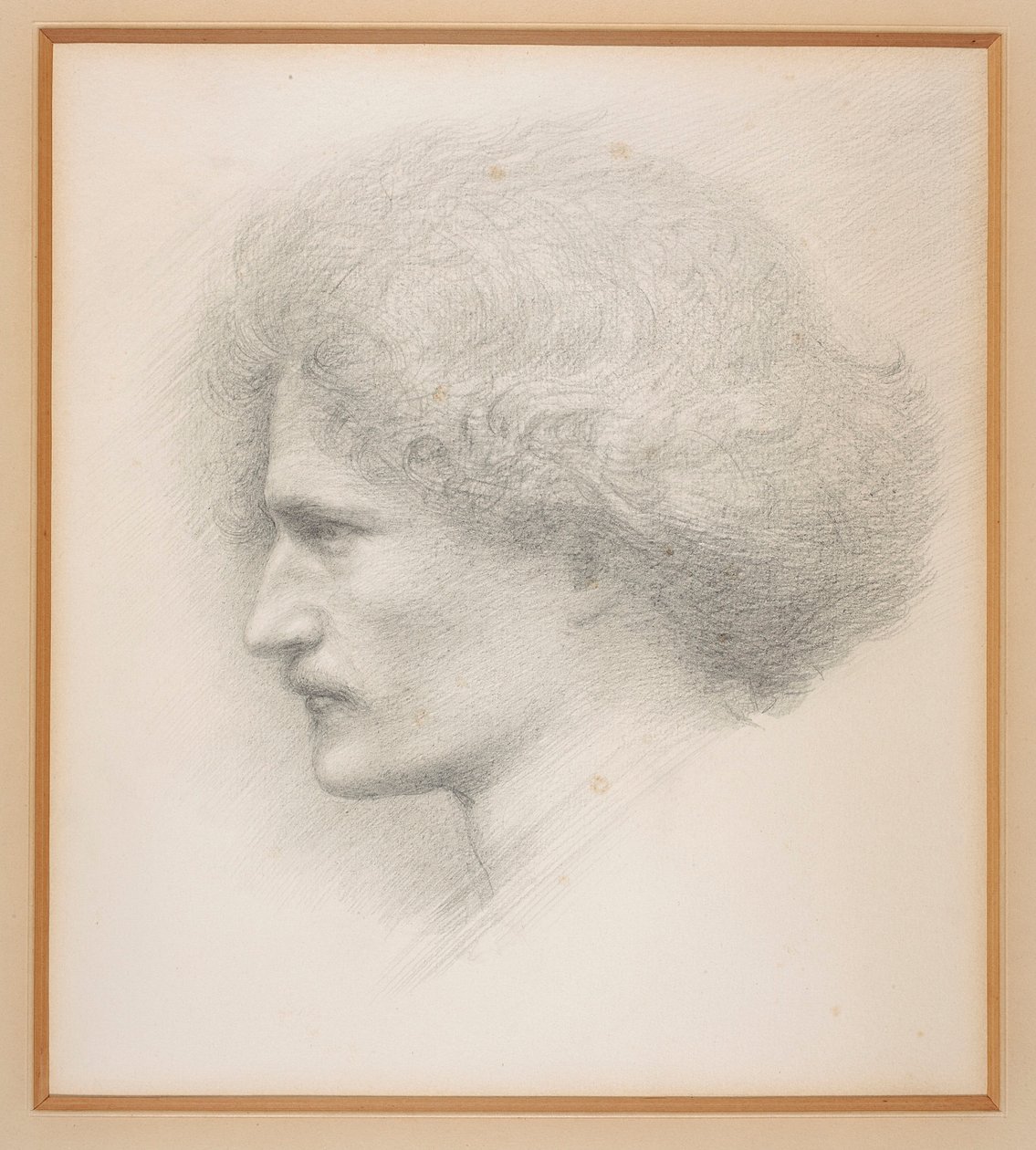 Portret van Ignacy Jan Paderewski door Edward Burne-Jones