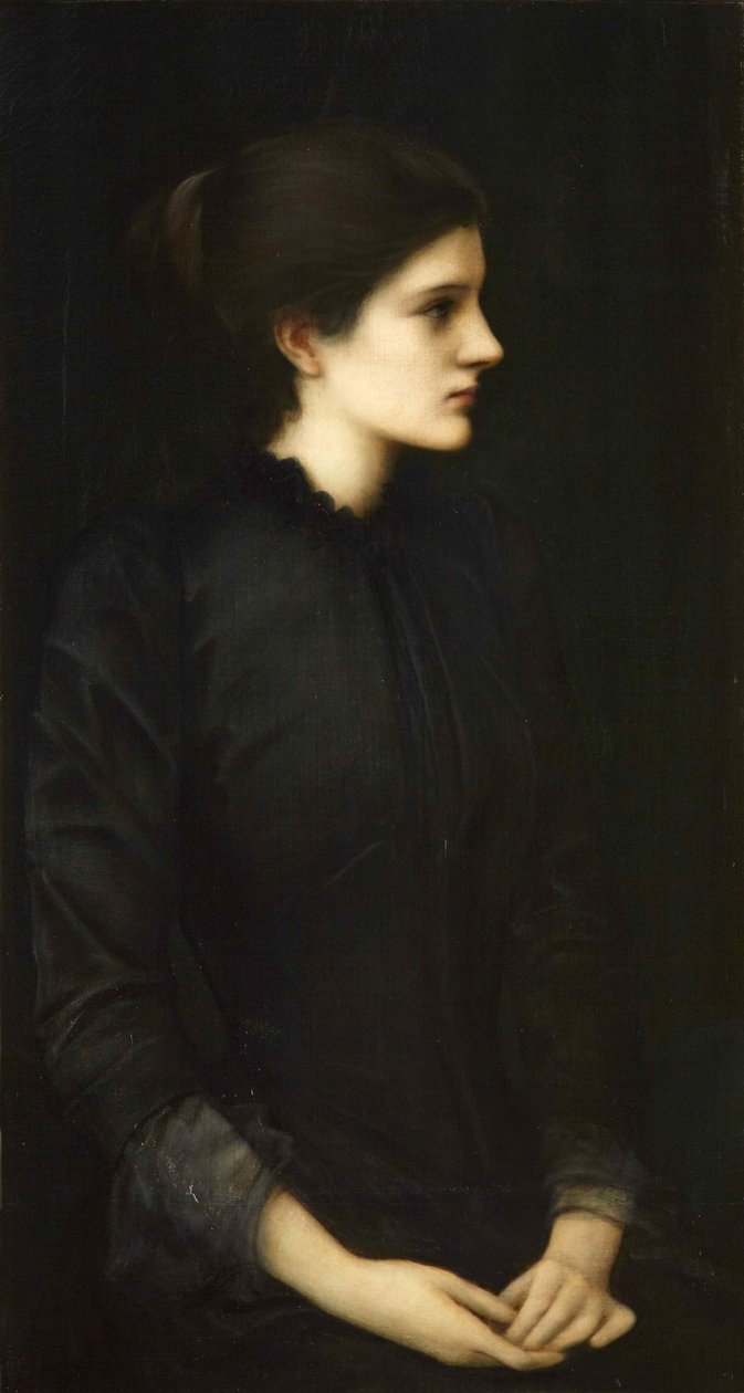 Portret van Amy Gaskell, 1893 door Edward Burne Jones