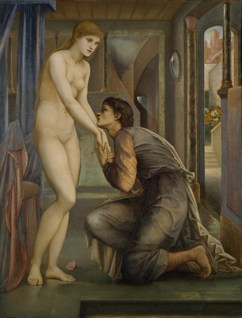 Pygmalion en het Beeld - De Ziel Bereikt door Edward Burne-Jones