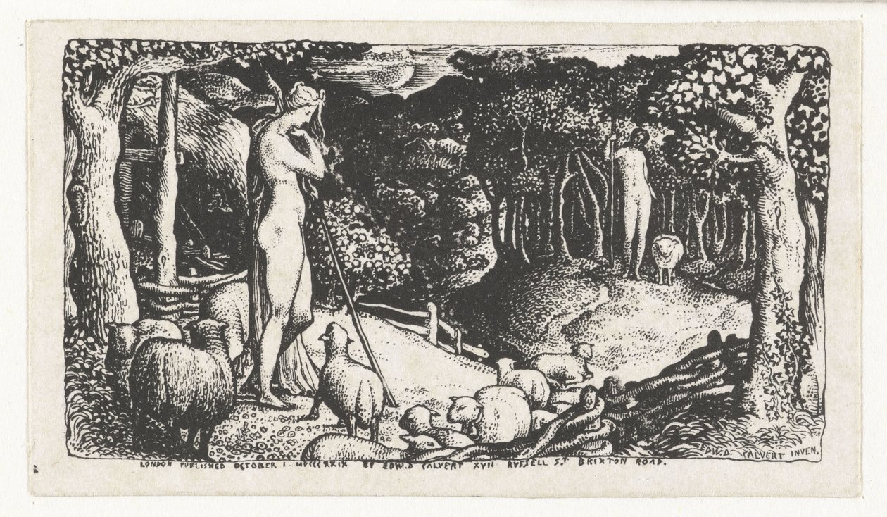 Het landelijke leven door Edward Calvert
