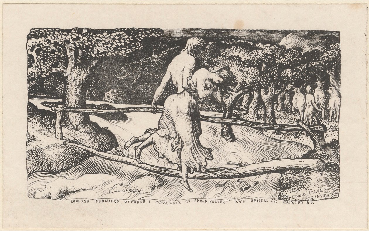 De zondvloed door Edward Calvert