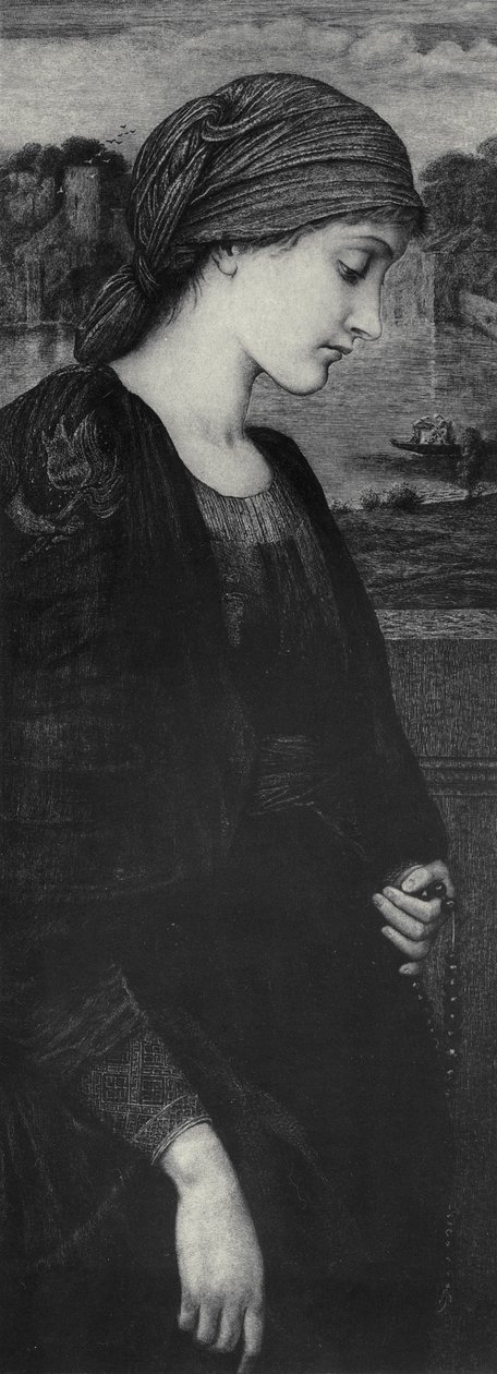 Flamma Vestalis, c.1887 door Edward Coley (after) Burne-Jones