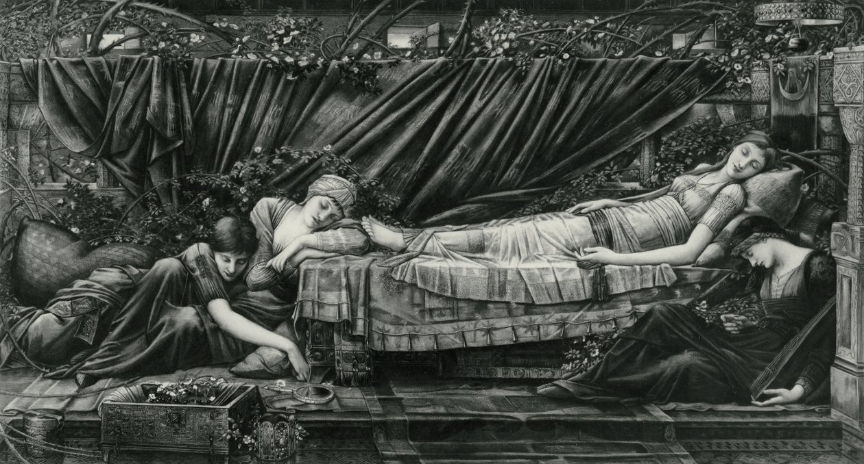 De Rozenboog, uit de Briar Rose-serie door Edward Coley (after) Burne Jones