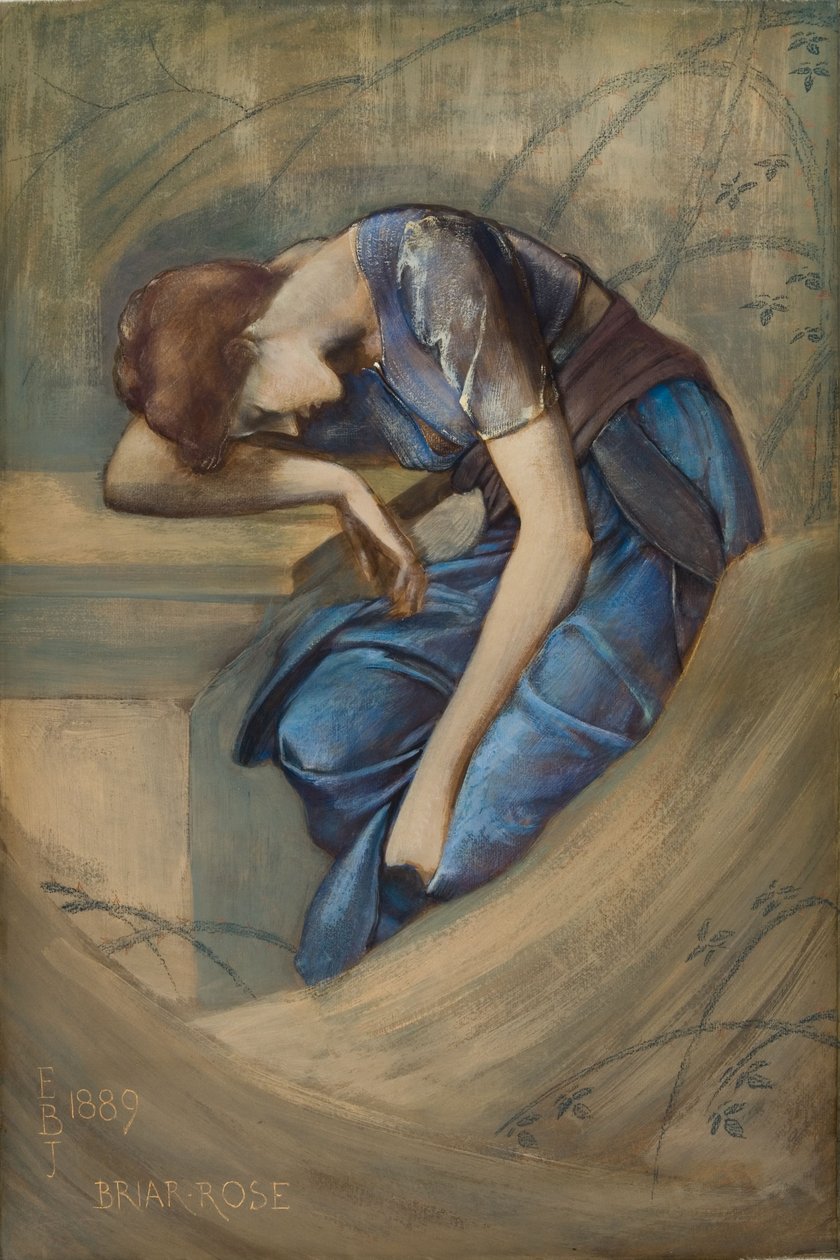 Studie voor de Briar Rose Serie, De Tuin Hof door Edward Coley Burne Jones