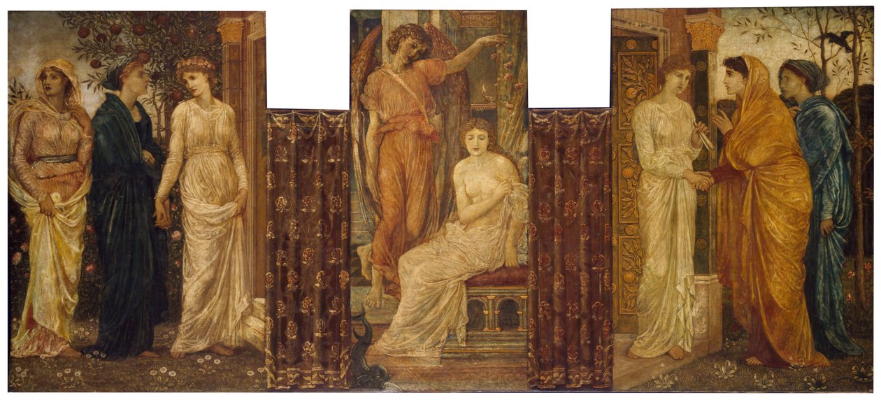 Cupido en Psyche - Palace Green Muurschilderingen - Psyche