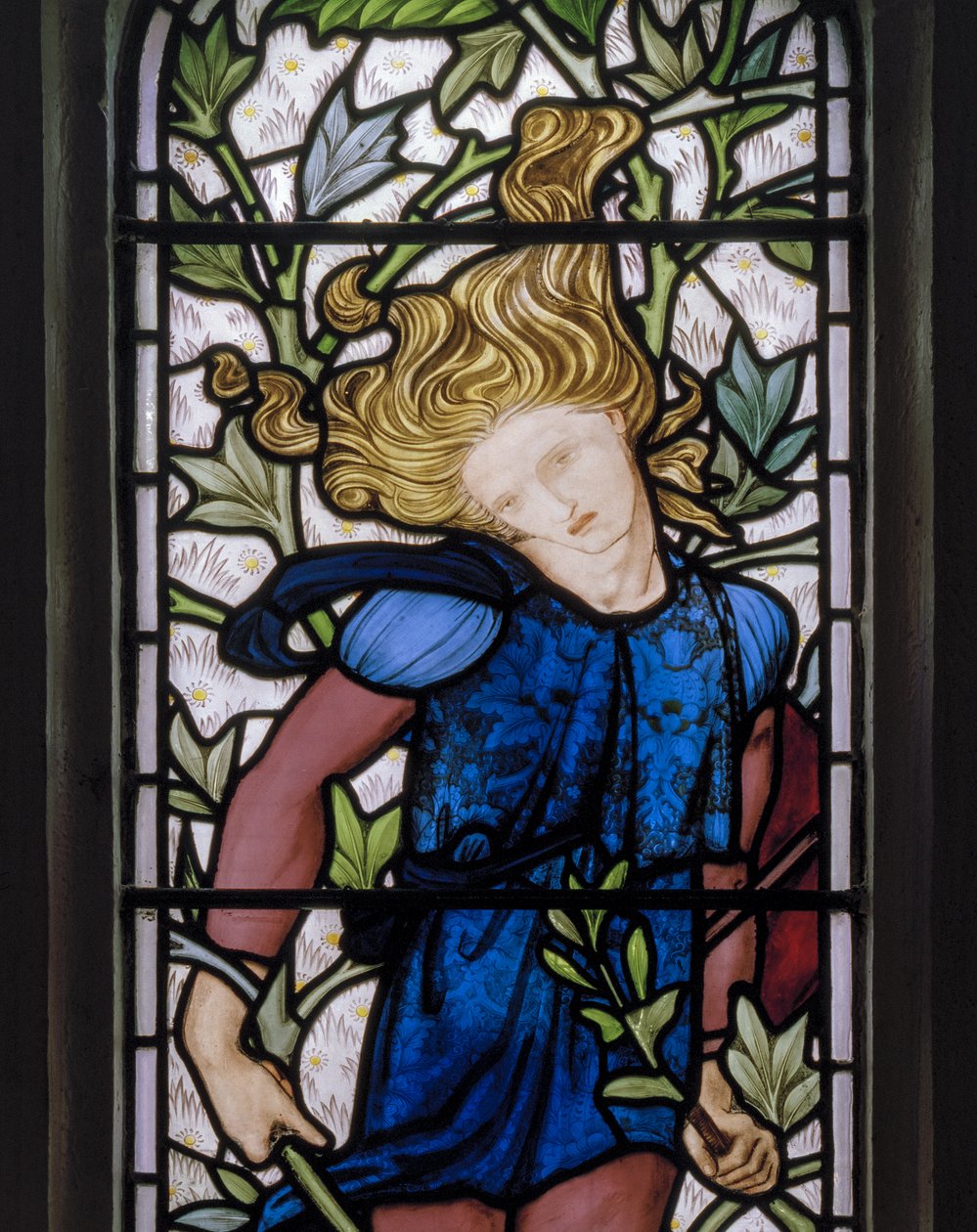 Absalom (detail) door Edward Burne Jones
