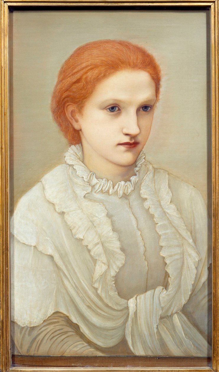 Portret van de suffragette Lady Frances Balfour door Edward Burne Jones