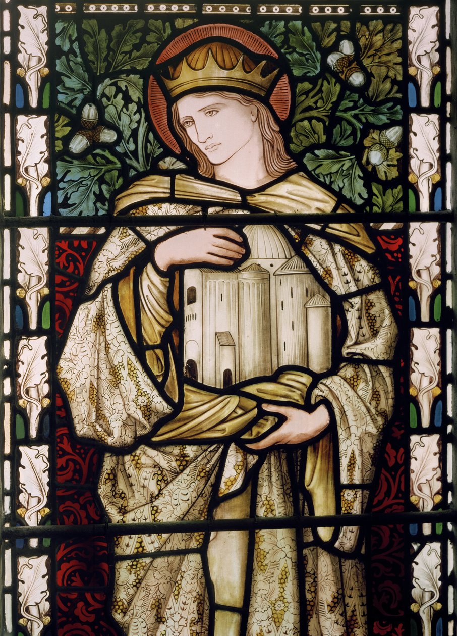 Salomo en de Tempel door Edward Burne Jones