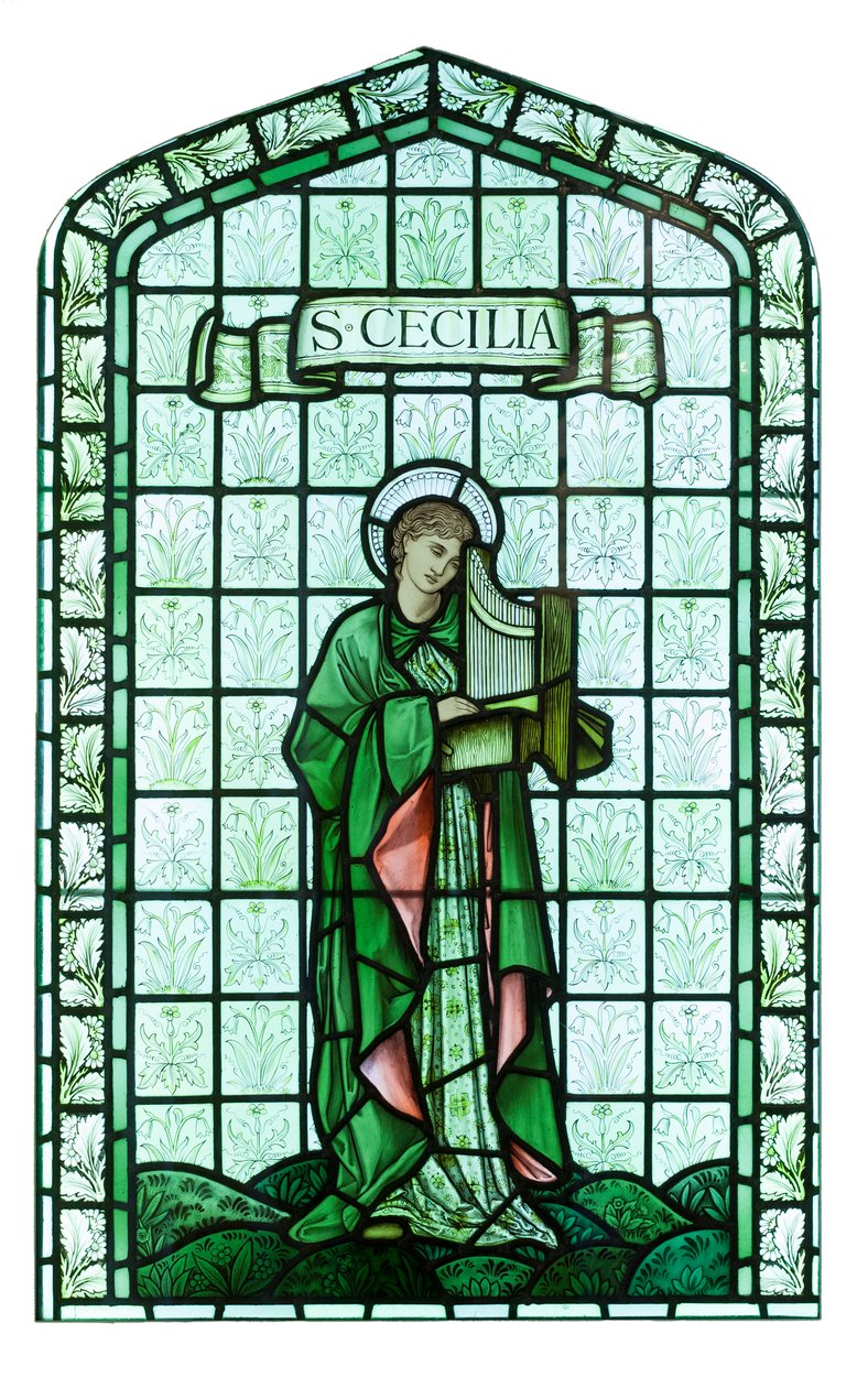 St. Cecilia, c.1897, Edward Burne Jones door Edward Coley Burne Jones