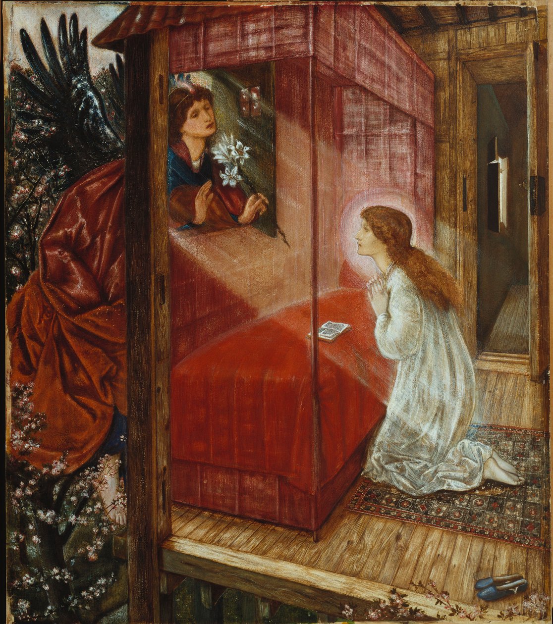 De annunciatie door Edward Burne Jones
