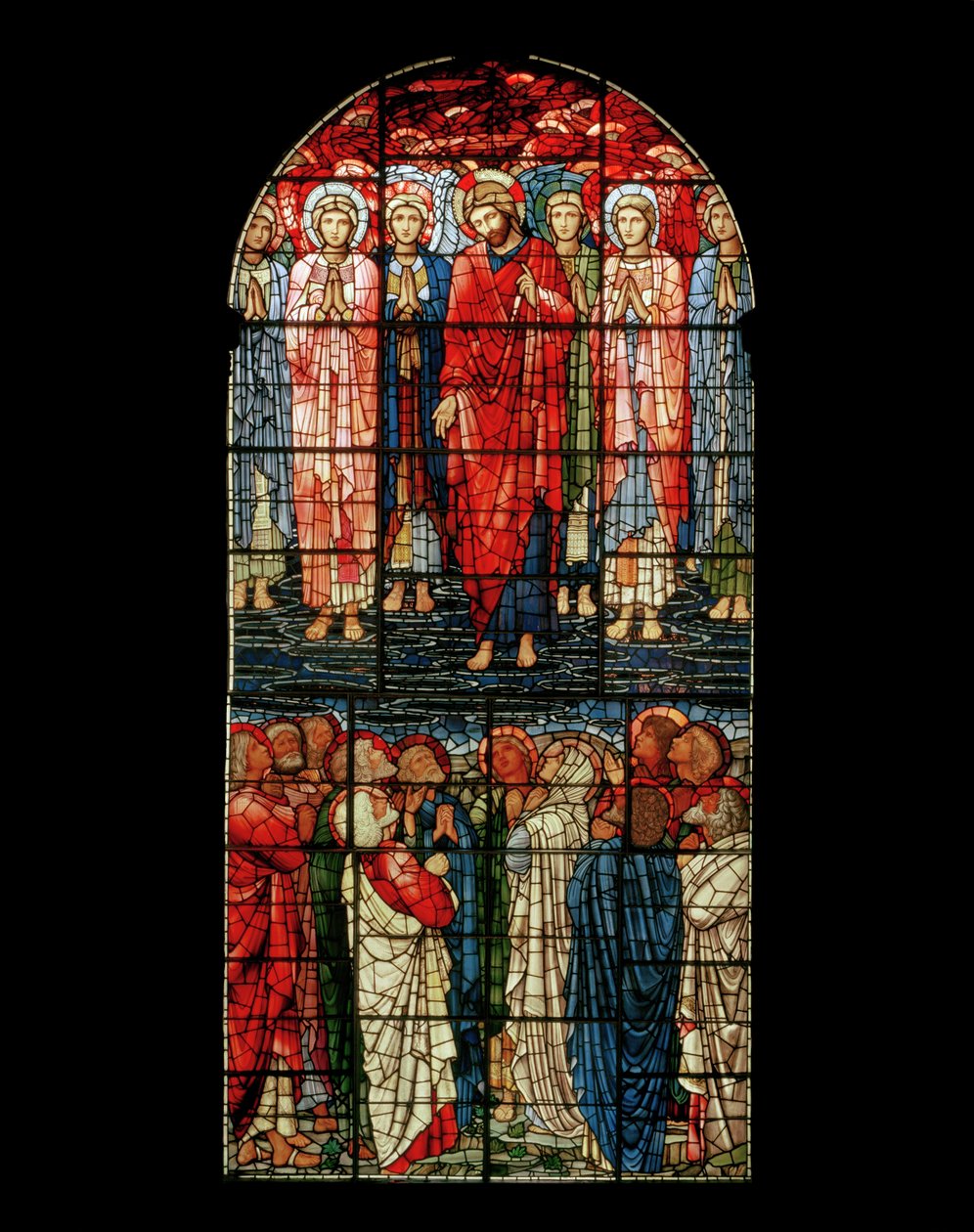 De Hemelvaart Raam door Edward Burne Jones