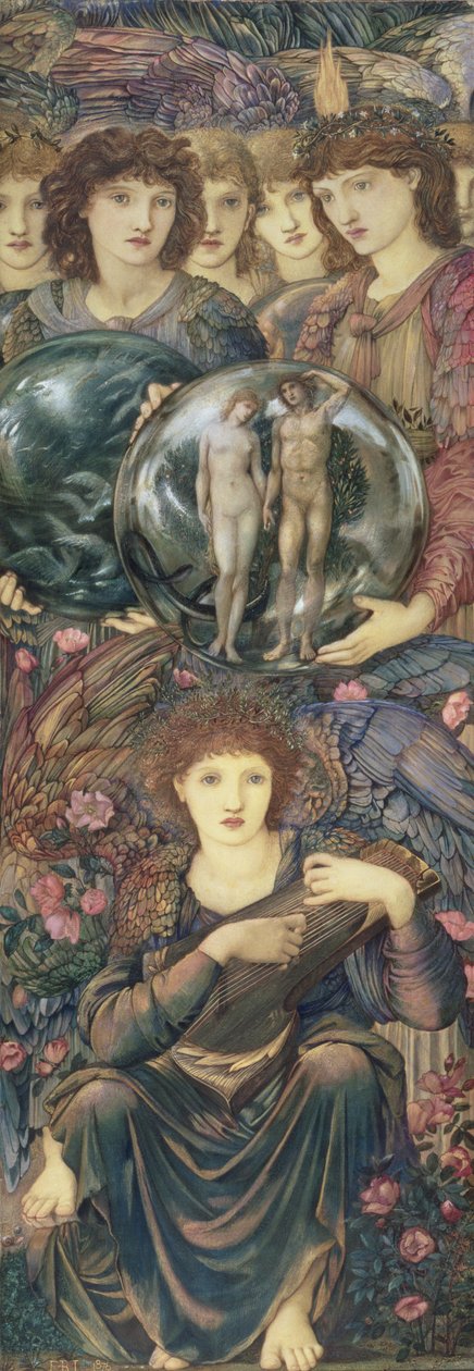 De dagen van de schepping: De zesde dag, 1870-76 door Edward Burne Jones