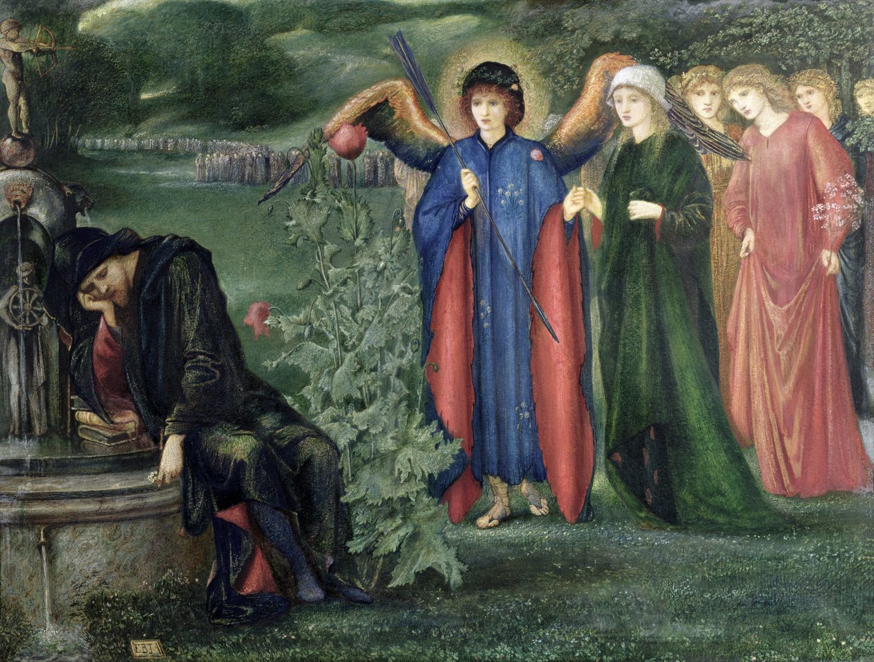 De Droom van Schone Vrouwen door Edward Burne Jones