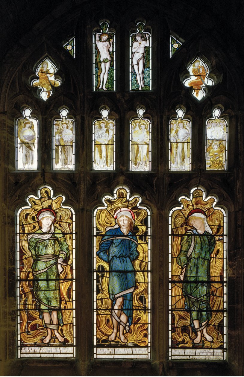 De Brandende Oven door Edward Burne Jones
