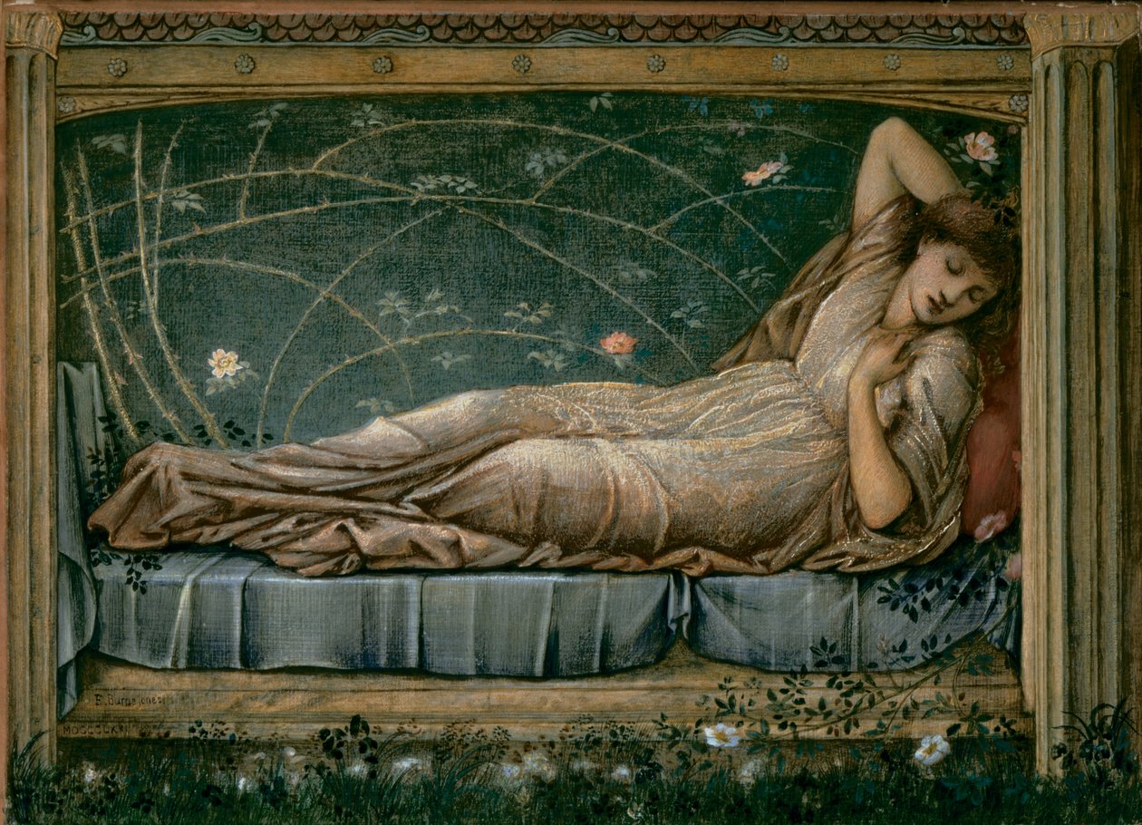 Doornroosje door Edward Coley Burne Jones