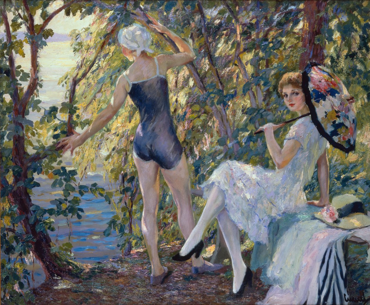 De baders door Edward Cucuel