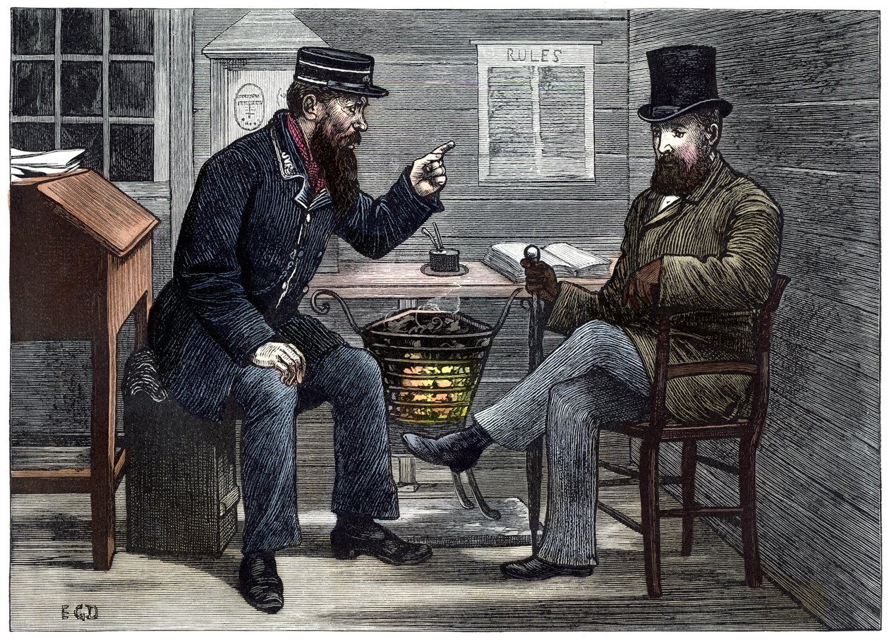 The Signal Man door Charles Dickens door Edward Dalziel