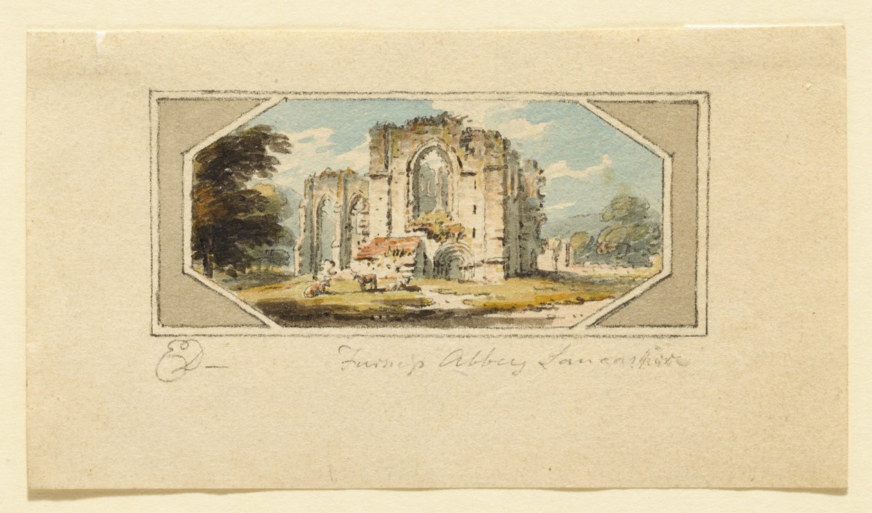 Abdij van Furness, Lancashire door Edward Dayes