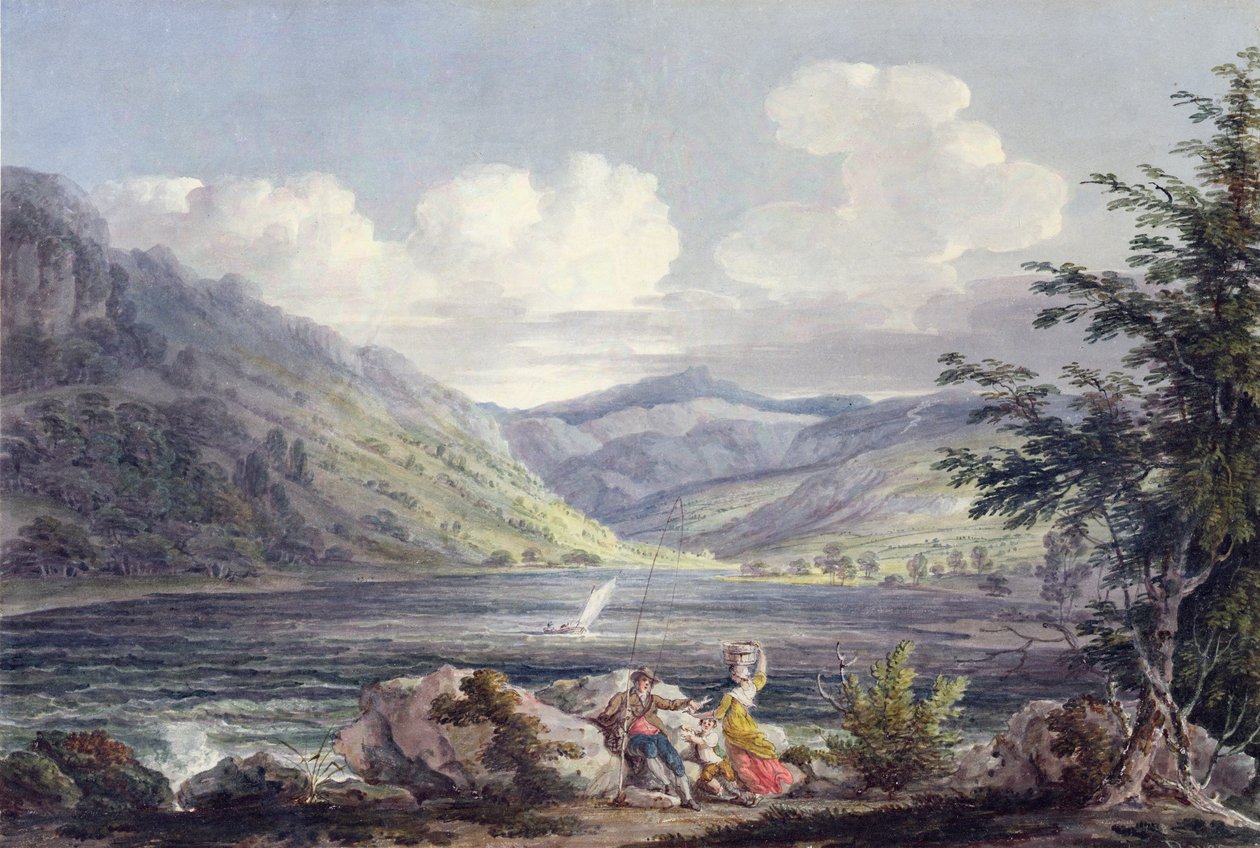 Haweswater, Westmoreland, c.1795 door Edward Dayes