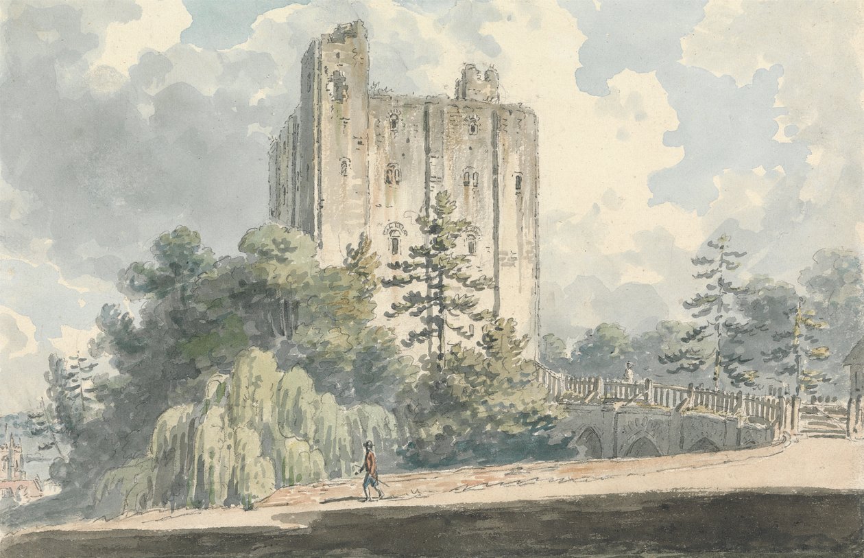 Hedingham Kasteel, Essex door Edward Dayes