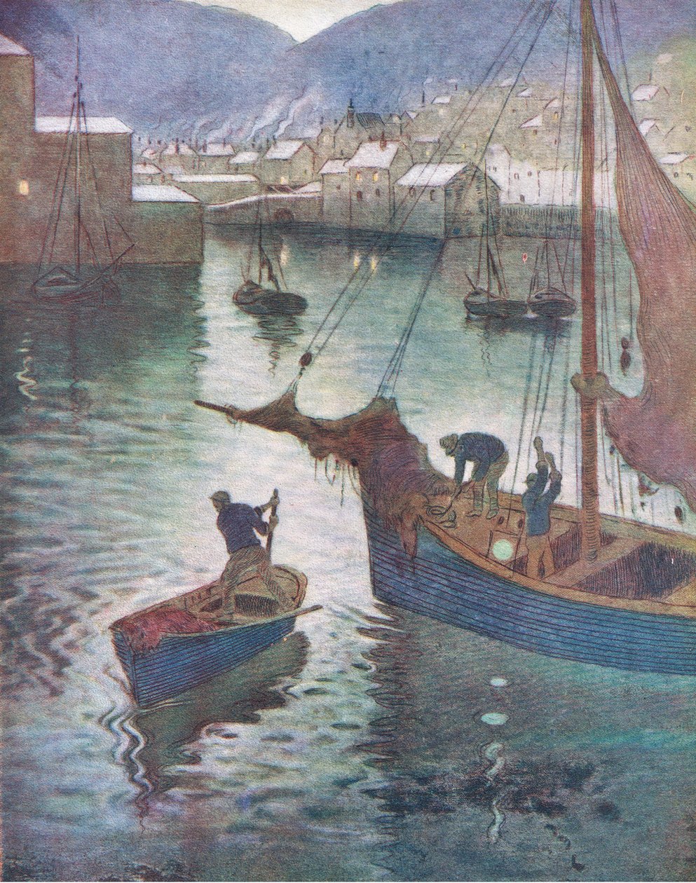 De haven, Polperrow, uit Hutchinson