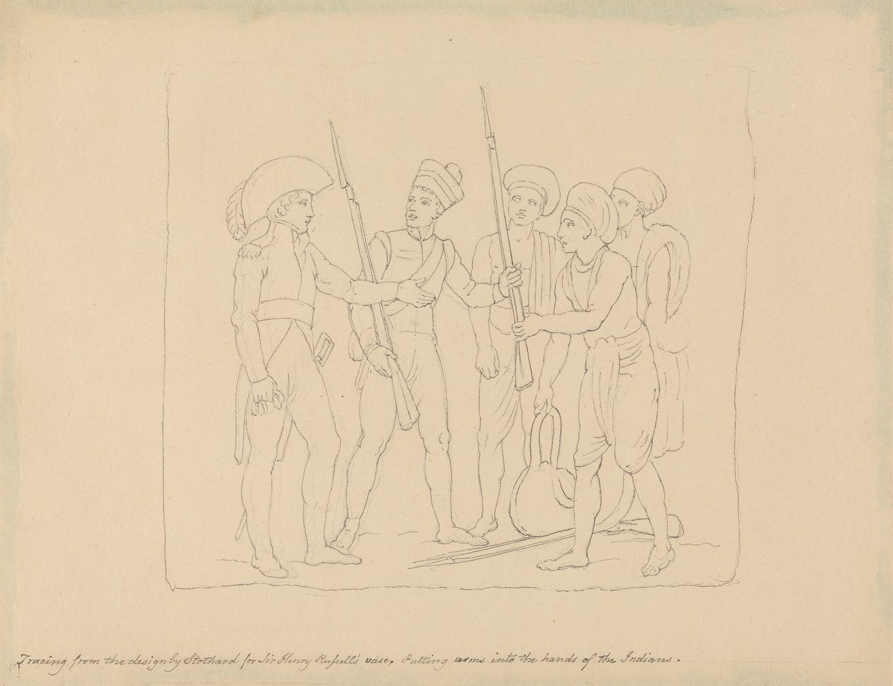 Wapens Geven aan de Indianen door Edward Francis Burney
