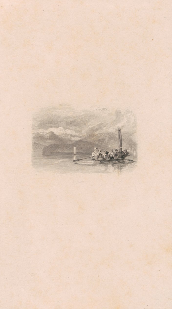 Het Meer van Genève door Edward Goodall