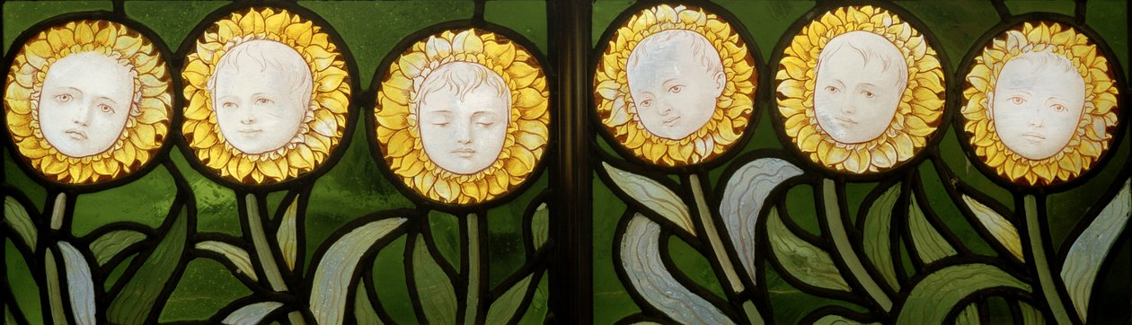 Mary, Mary, Quite Contrary, Bloemen (detail) door Edward Holmes Jewitt