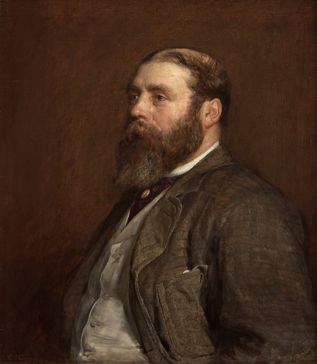 William Henry Wills, Esq., M.P. (Lord Winterstoke), c.1880 door Edward John Gregory
