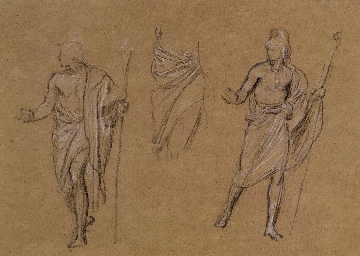 Studie van herders, c.1875 door Edward John Poynter