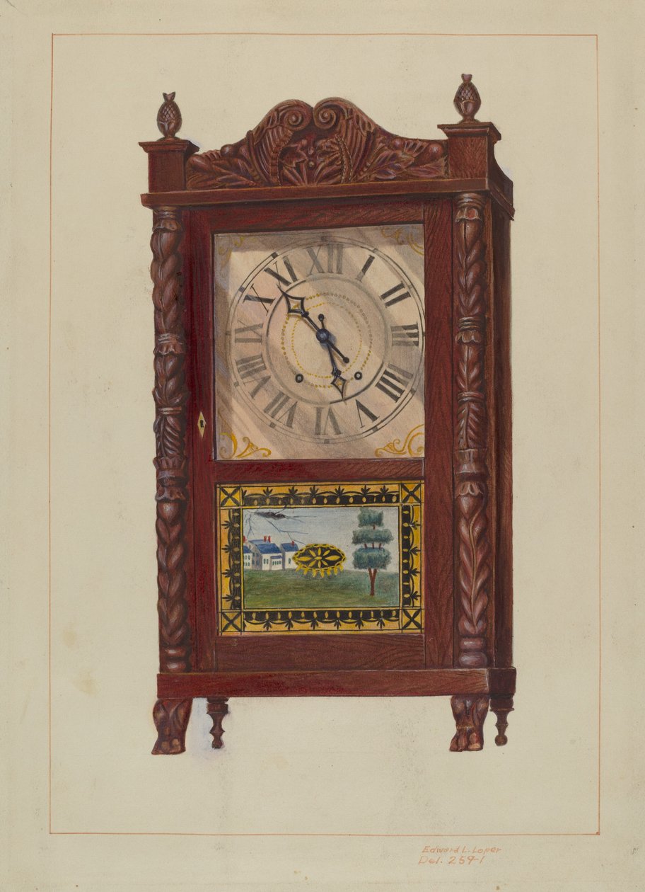 Klok door Edward L. Loper