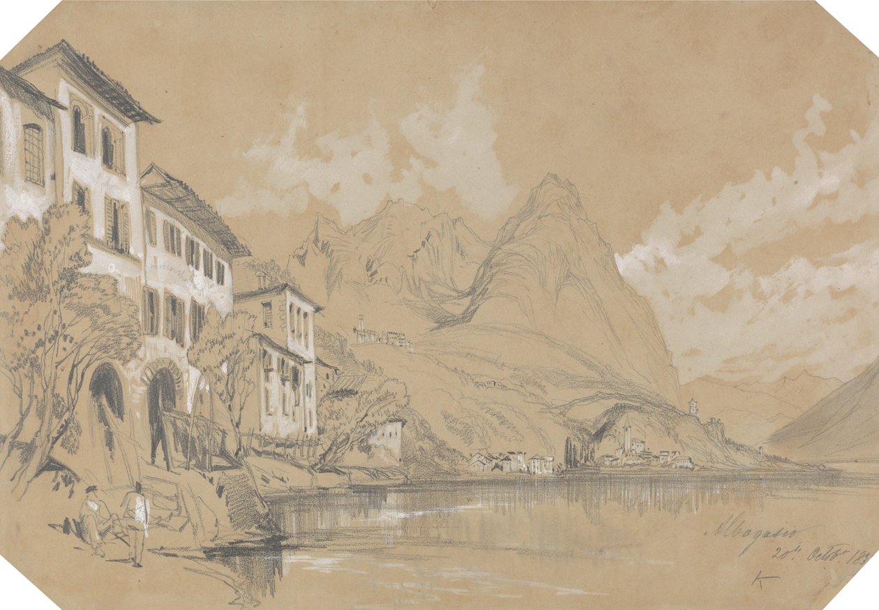 Albogasio door Edward Lear