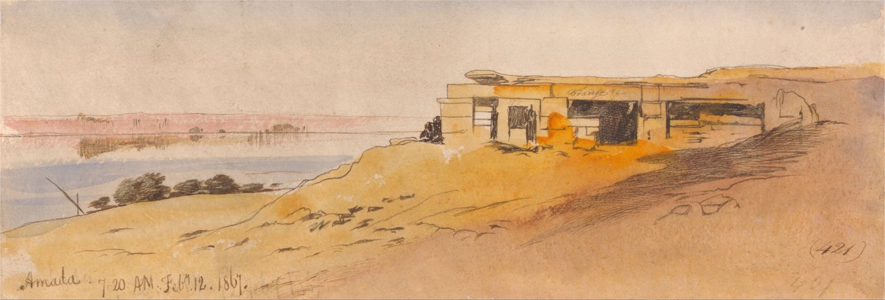 Amada, 7:20 am, 12 februari 1867 (421) door Edward Lear